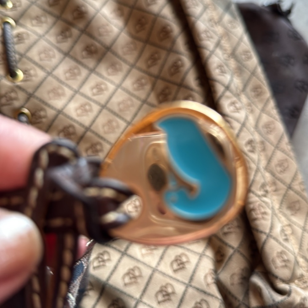 Dooney & Bourke Brown and Tan Signature Bags - Picture 11 of 13